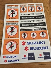 Planche autocollants moto d'occasion  Chamalières