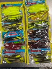 12 pacotes - Assassino de água salgada - 4" Sea Shad - Isca de natação de plástico macio - #246 comprar usado  Enviando para Brazil