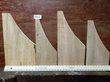 Caneta em branco faca escamas tigre/bordo encaracolado (4) gotas de madeira recuperadas grão forte comprar usado  Enviando para Brazil