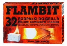 Flambit Rozpałka grill pieca komina 32 Kostki 1/24 na sprzedaż  PL