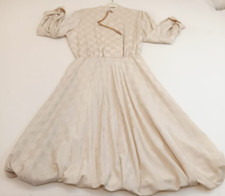 Vintage maxikleid creme gebraucht kaufen  Rastatt