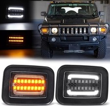 2 peças luzes indicadoras de canto frontal lâmpadas LED seta para 2003-2009 Hummer H2, usado comprar usado  Enviando para Brazil