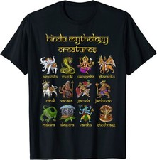 NOVO LIMITADO Camiseta Grande Presente Mitologia Hindu Deuses Design Hinduísmo, usado comprar usado  Enviando para Brazil