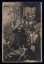 Santino incisione 1700 usato  Ragusa