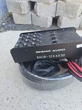 Cabo cobra perfil baixo Seismic Audio SACB-12x4x50 12 canais XLR, usado comprar usado  Enviando para Brazil
