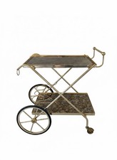 Carrinho de Bar Vintage Hollywood Regency Dourado Espelhado - Carrinho de Serviço - Lacca comprar usado Carrinho de Bar Vintage Hollywood Regency Dourado Espelhado - Carrinho de Serviço - Lacca comprar usado  Enviando para Brazil