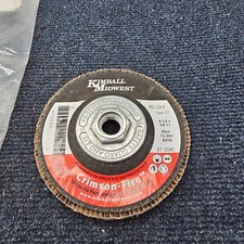 Disco Kimball Midwest 87-3045 aba de fogo carmesim 4-1/2 x 5/8-11, 80 grit tipo 27 comprar usado  Enviando para Brazil