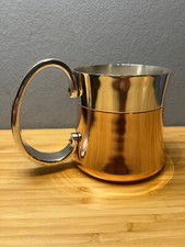 Georg Jensen 1970s Henning Koppel Silver & Brass Master Cup Beer Mug FREE SHIP comprar usado  Enviando para Brazil