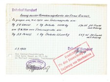 Frachtbrief 1954 ersatz gebraucht kaufen  Kassel