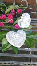 Steinfiguren engel engelherz gebraucht kaufen  Ahlerstedt