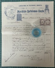 Rarissima fattura falegname usato Rarissima fattura falegname usato  Torino