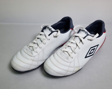 Sapatos masculinos Umbro Paton tamanho UK9 branco e marinho com cadarço (C7) comprar usado  Enviando para Brazil