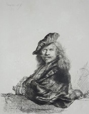 Rembrandt etching 1879 for sale  MALPAS