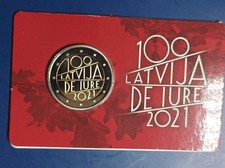 Euro lettland 2021 gebraucht kaufen  Hamburg