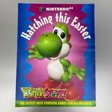 NINTENDO 64 YOSHI'S STORY Jeu Vidéo NES 1998 Vintage Rétro Publicité comprar usado  Enviando para Brazil