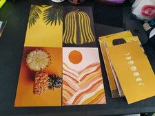 Kit de colagem de parede 4"x6" 50 peças estética foto cartão postal decoração para sala de casa comprar usado  Enviando para Brazil
