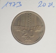 Polonia złotych 1973 usato  Montefelcino
