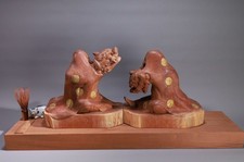 Scultura legno inami usato  Spedire a Italy