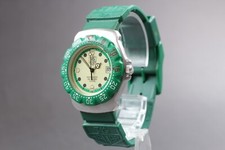 *Perto de ESTADO PERFEITO+++* TAG HEUER Formula 1 Professional 372.513 relógio de quartzo verde creme comprar usado  Enviando para Brazil