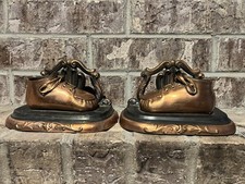 baby shoe bookends bronzed for sale baby shoe bookends bronzed for sale Wagoner