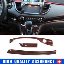 Usado, Para Honda CRV 2012-2016 Grão de Madeira Console Central Painel Painel Tampa Acabamento 3* comprar usado  Enviando para Brazil