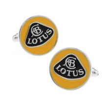 Silver lotus cufflinks for sale  HALIFAX