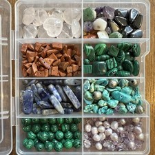 Joblot malachite agate for sale  LYDNEY