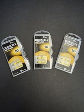 Bateria para aparelho auditivo Duracell ActivAir – Tamanho 10 | Pacote com 3 | 23 baterias comprar usado  Enviando para Brazil
