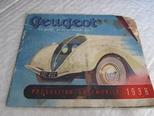 Catalogue peugeot 1938 d'occasion  Meyzieu