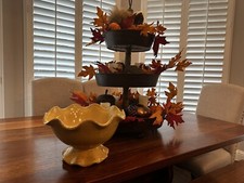 Crate barrel footed for sale  Flower Mound