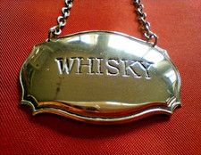 Vintage decanter label for sale  UK