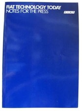FIAT Technology Today Press Notes Publicity Piece 1982 #Stampato n 2.1125 4/82 comprar usado  Enviando para Brazil