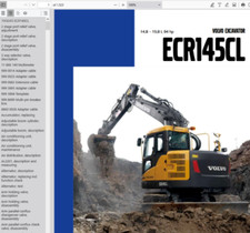 Volvo ECR145C L Escavadeira Serviço Manual de Reparo Construção PDF USB comprar usado  Enviando para Brazil