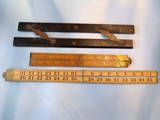 Vintage boxwood rulers for sale  BRIGHOUSE