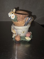 Adoráveis vasos de flores empilhados de resina plantador/vaso/decoração 1997 gráficos Figi comprar usado  Enviando para Brazil