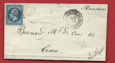 1867 letter guerche d'occasion  Expédié en Belgium