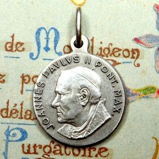 Papa João Paulo II. Praça de São Pedro. Pingente religioso vintage. Medalha de viagem comprar usado  Enviando para Brazil