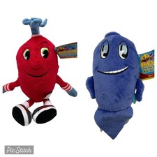 Conjunto de bicho de pelúcia Pac-Man Ghostly Adventures RED SPIRAL & azul tinto fantasma comprar usado  Enviando para Brazil