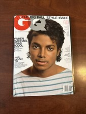 2009 SEPTEMBE GQ MAGAZINE - MICHAEL JACKSON FRONT COVER  EXCELLENT CONDITION! comprar usado  Enviando para Brazil