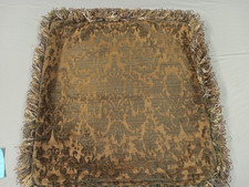 burgundy brocade throw pillow for sale  Whittier
