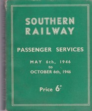 Southern railway timetable for sale  WATFORD