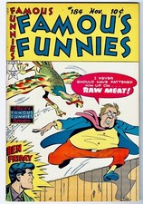 Famous Funnies #184 1949 Steve Douglas Capa Dickie Dare Era de Ouro Quase Perfeito+ 9,6, usado comprar usado  Enviando para Brazil