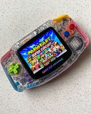 Usado, Nintendo Gameboy Advance GBA AGB IPS retroiluminado brilhante cristalino Starburst🌈 comprar usado  Enviando para Brazil