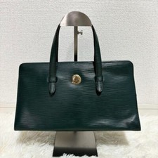 Bolsa tote Carolina Herrera CH bolsa de couro verde vintage usada bom estado, usado comprar usado  Enviando para Brazil