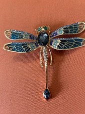 Broche vintage strass d'occasion  Peymeinade
