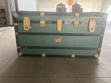 Baule vintage verde usato  Desio