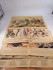 Lot gravures caricatures d'occasion  Le Teil