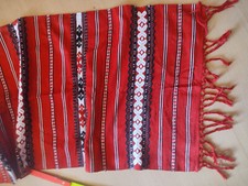 Tischdecke läufer rot gebraucht kaufen  Deutschland
