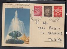 Cartolina postale vaticano usato  Italia