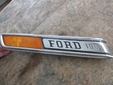 EMBLEMA ORIGINAL DO LADO DO MOTORISTA FORD F100 CAPÔ ACABAMENTO 1968 - 1972 FORD F100 PICKUP comprar usado  Enviando para Brazil